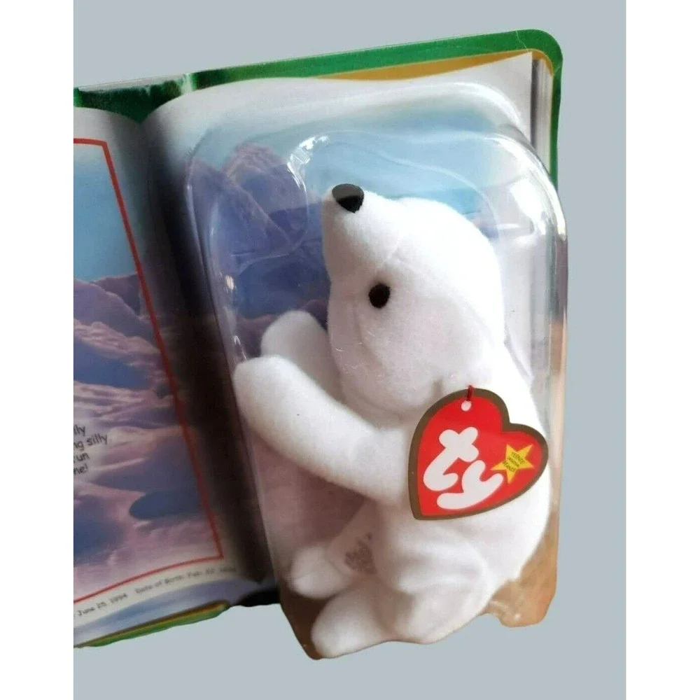 TY McDonald's Beanie Babies Plush 1994 Legends Chilly The Polar Bear NIP